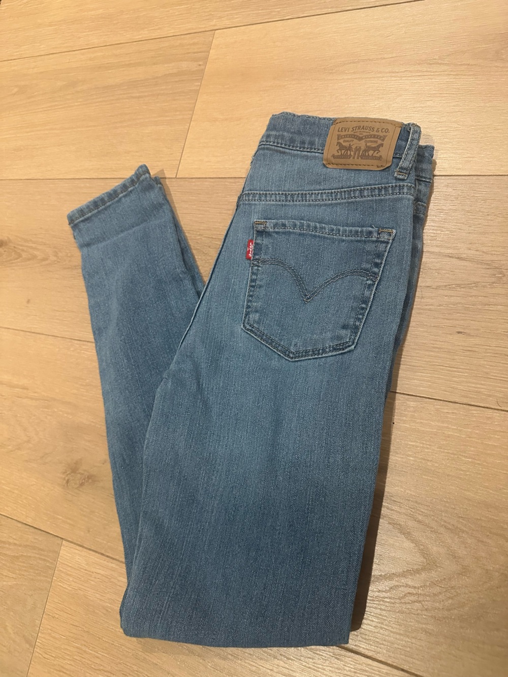 Girls Levi's Classic Blue Denim Jeans